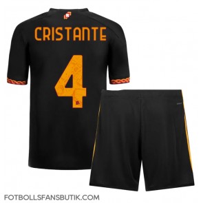 AS Roma Bryan Cristante #4 Replika Tredje Tröja Barn 2023-24 Kortärmad (+ Korta byxor)